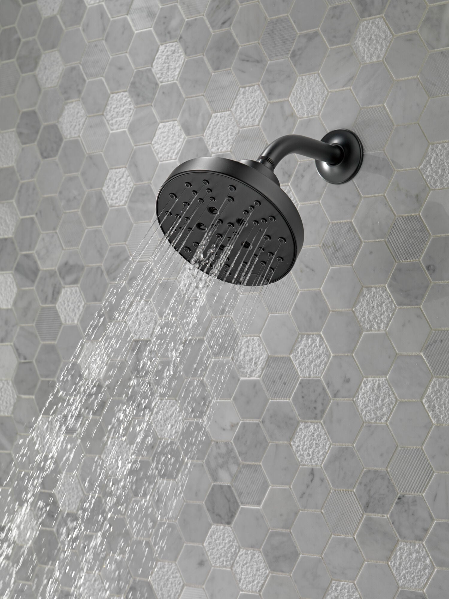 H2Okinetic® 5-Setting Contemporary Raincan Shower Head