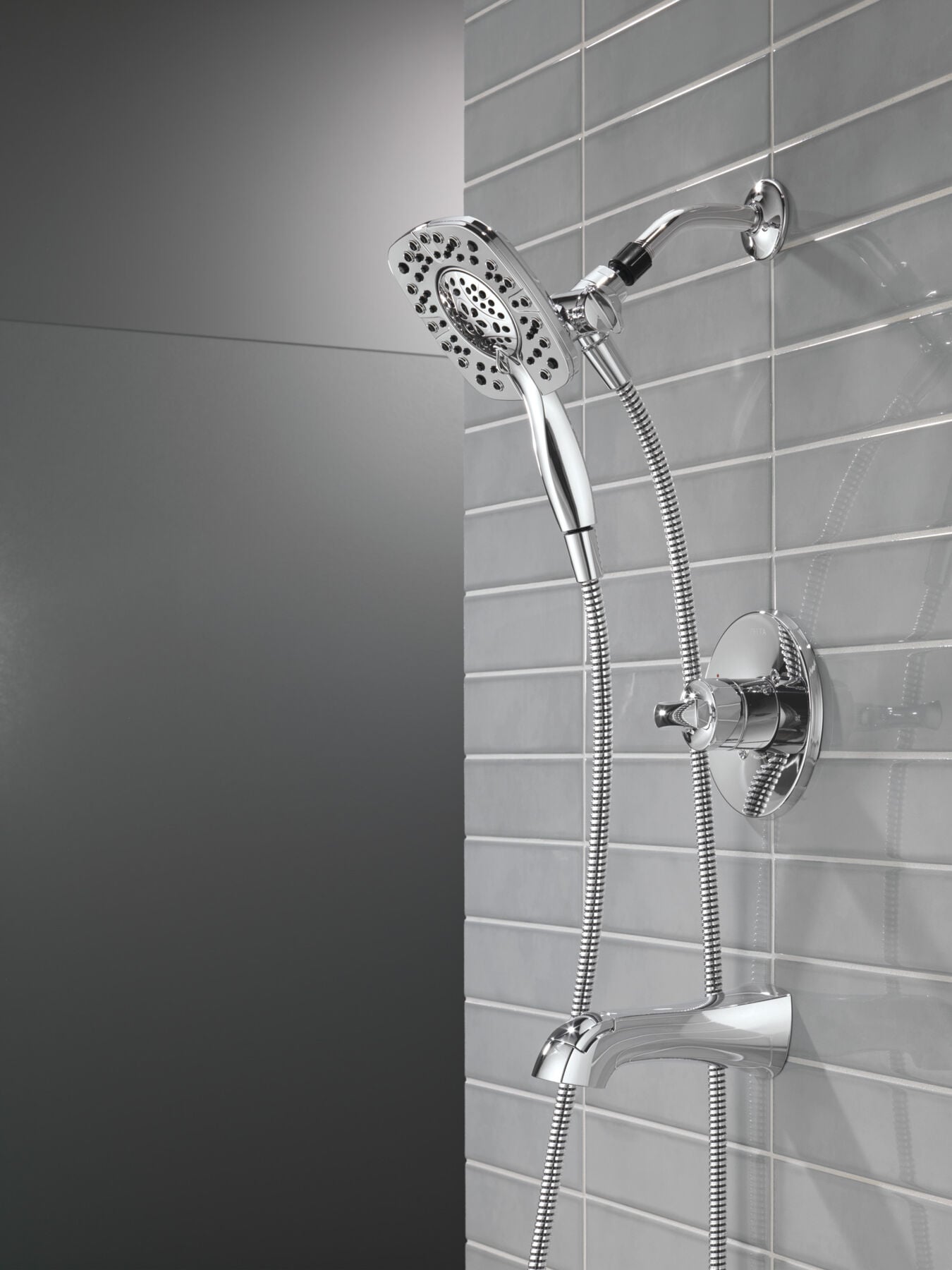 Single Handle Lavatory Faucet with 14 Series Tub Shower Trim Bundle
