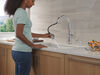 Single Handle Kitchen Pull-Down Faucet w/ Soap Dispenser
