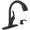 Single Handle Pull-Out Kitchen Faucet with Soap Dispenser and ShieldSpray&reg; Technology (Recertified)