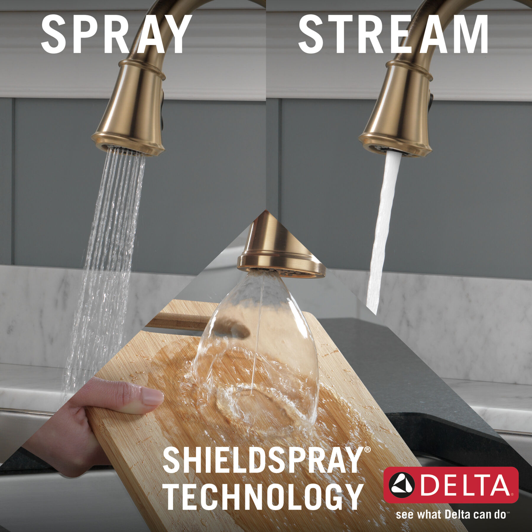 Pull-Down Kitchen w/ShieldSpray (Recertified)