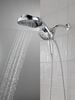 HydroRain&reg; H<sub>2</sub>Okinetic&reg; 5-Setting Two-in-One Shower Head