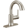 Single Handle Pull-Down Bathroom Faucet