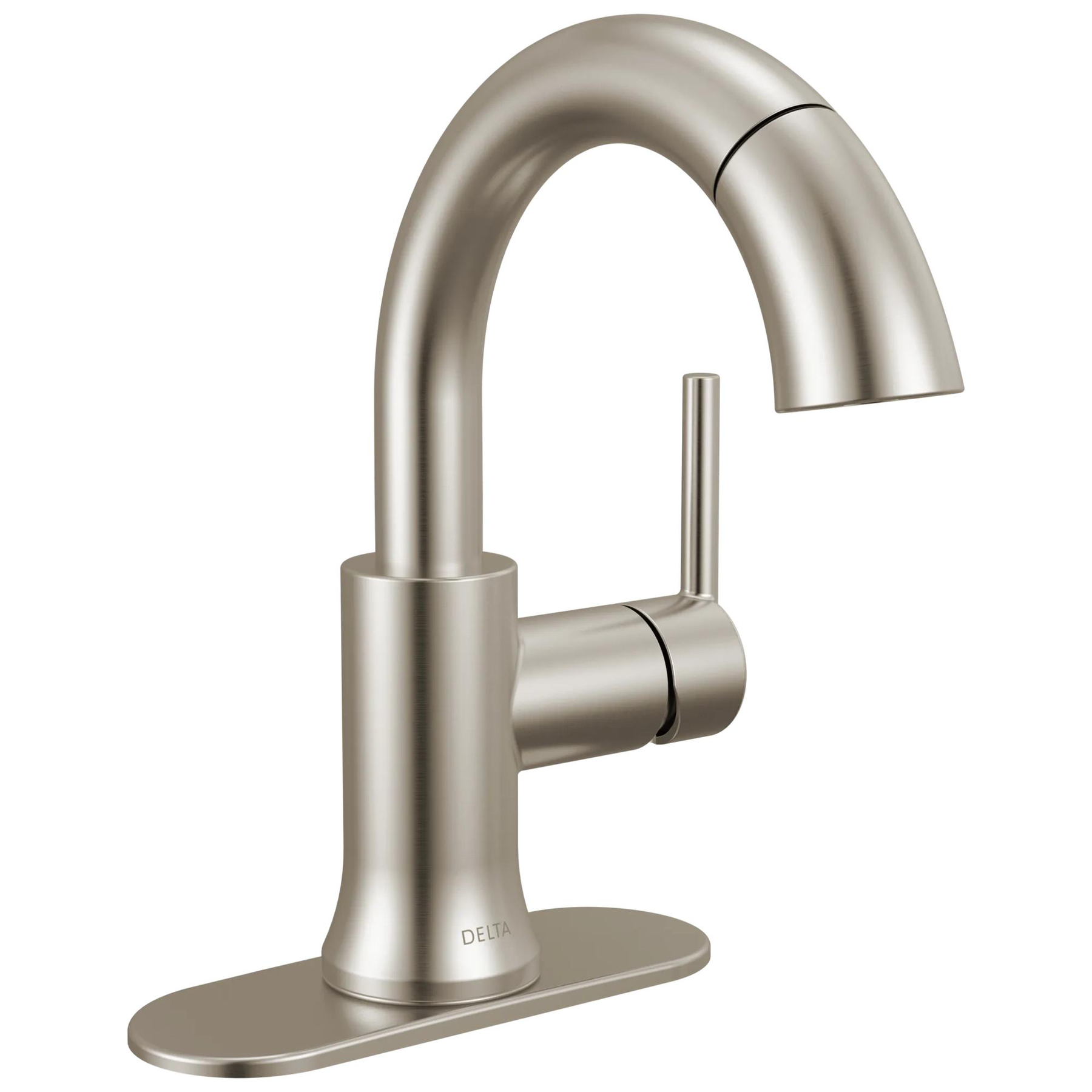 Single Handle Pull-Down Bathroom Faucet