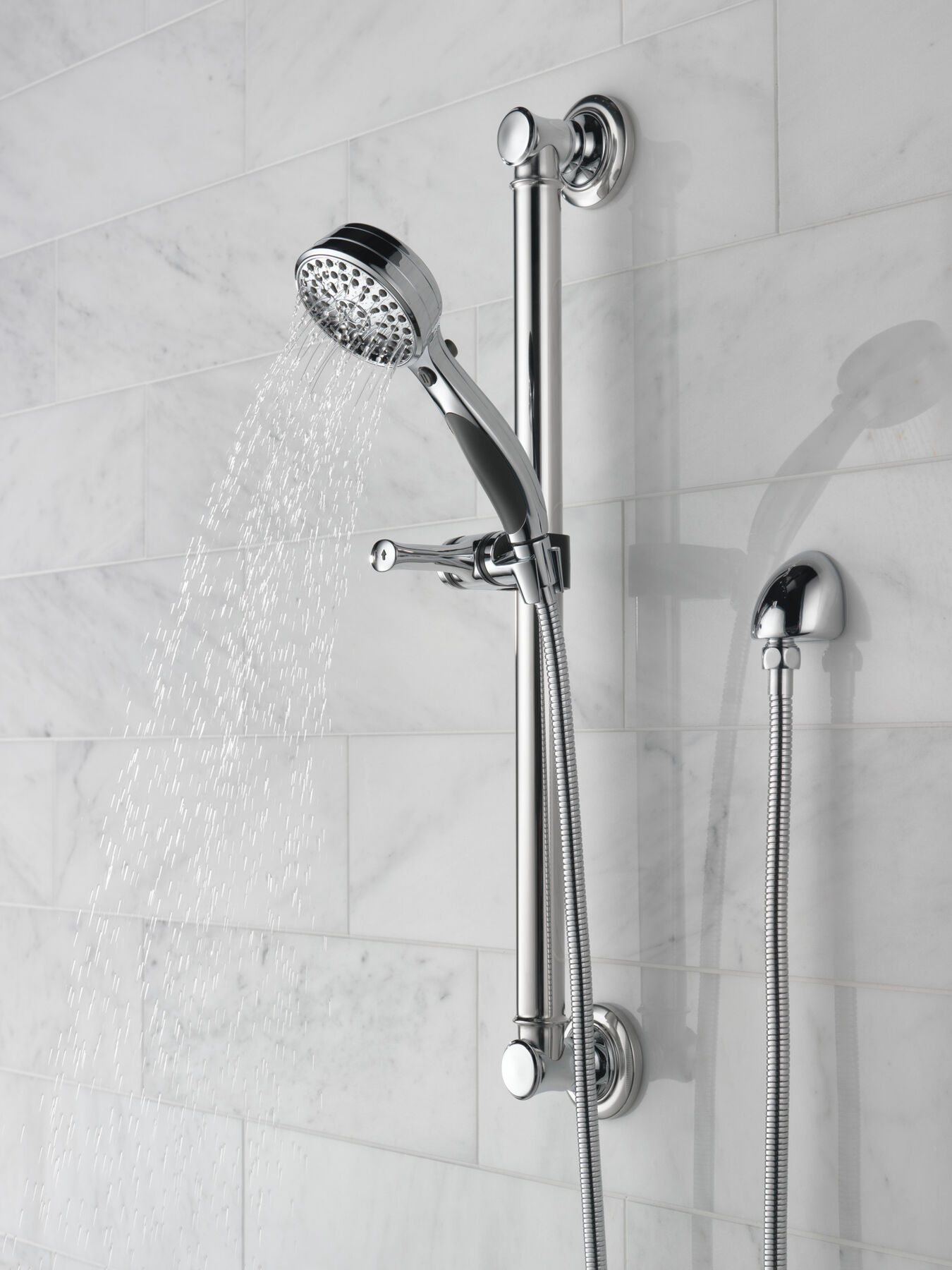 ActivTouch&reg; 9-Setting Hand Shower with Traditional Slide Bar / Grab Bar