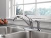 Single Handle Kitchen Faucet with Integral Spray
