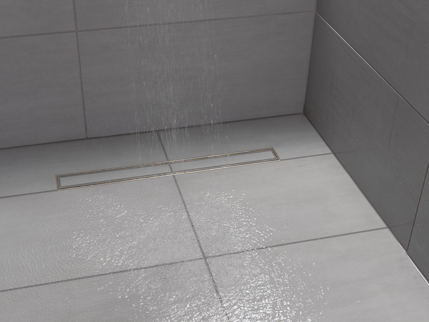 24" Reversible Linear Shower Drain Trim