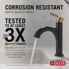 Single Handle Pull-Down Bathroom Faucet