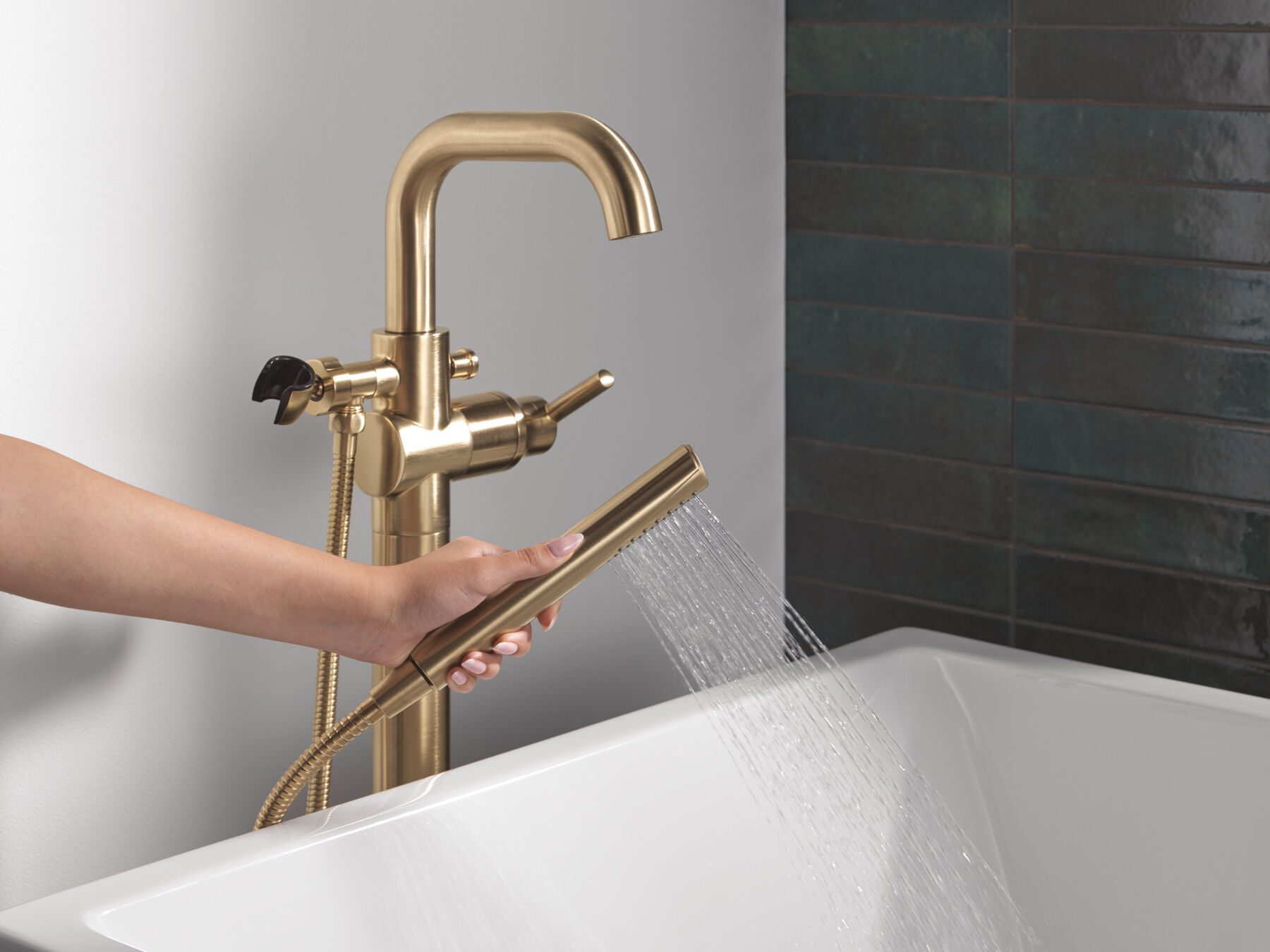 Floor Mount Tub Filler