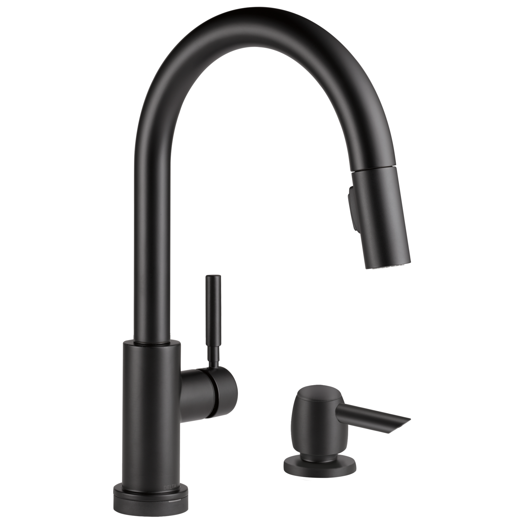 Single Handle Pull-Down Kitchen Faucet with Touch<sub>2</sub>O&reg; Technologyand Soap Dispenser