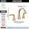 Two Handle Widespread Bathroom Faucet
