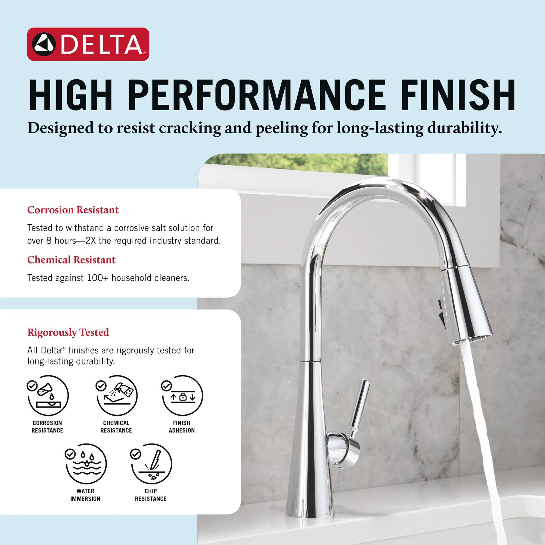 Single Handle Kitchen Pull-Down Faucet