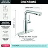 Single Handle Pull-Out Kitchen Faucet (Recertified)