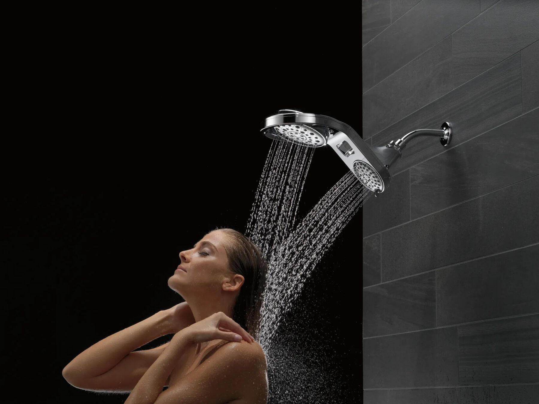 HydroRain 5-Setting Shower Head