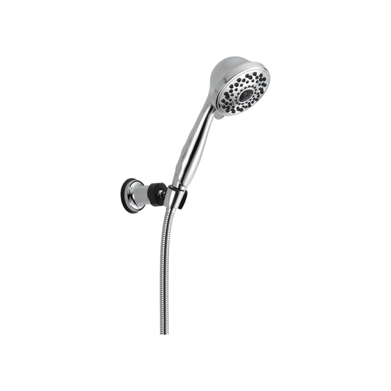 Premium 7-Setting Adjustable Wall Mount Hand Shower in Chrome 59715 ...