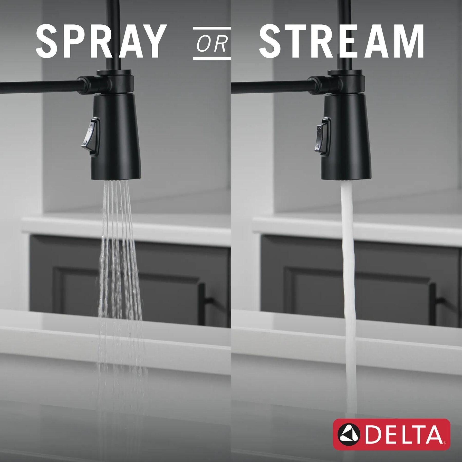Single-Handle Pull-Down Spring Kitchen Faucet