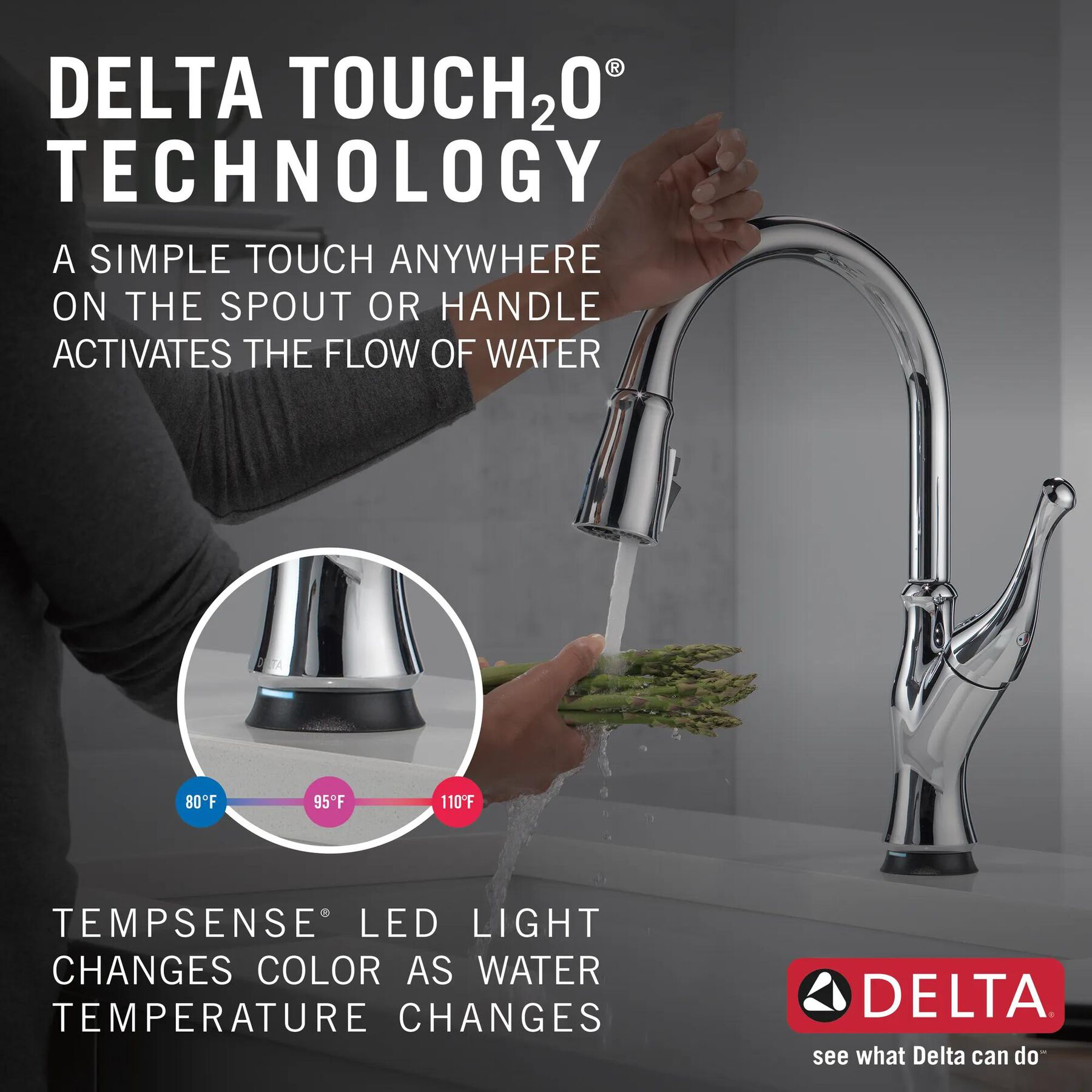 Touch<sub>2</sub>O&reg;  Pull-Down Kitchen Faucet (Recertified)