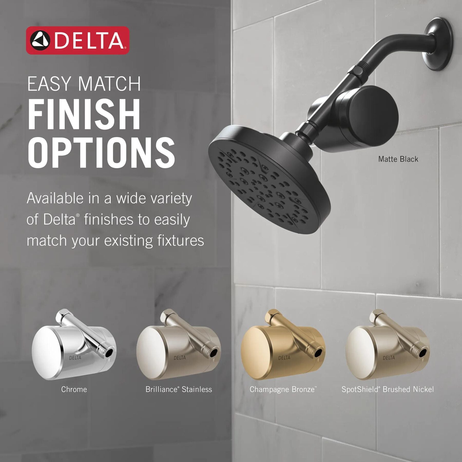 Standard Shower Filter with Shower Head Bundle