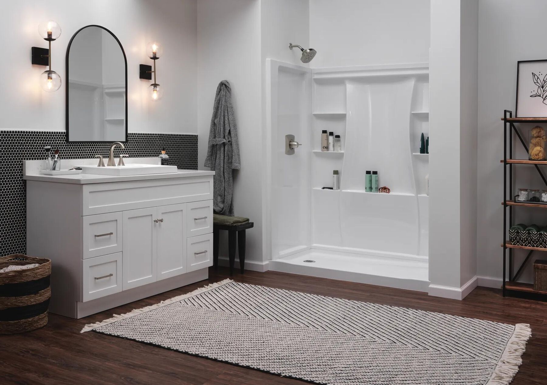 60x32 Alcove Shower Bundle - Left
