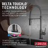 Single-Handle Pull-Down Spring Kitchen Faucet with Touch<sub>2</sub>O&reg; Technology