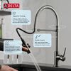 Single-Handle Pull-Down Spring Kitchen Faucet