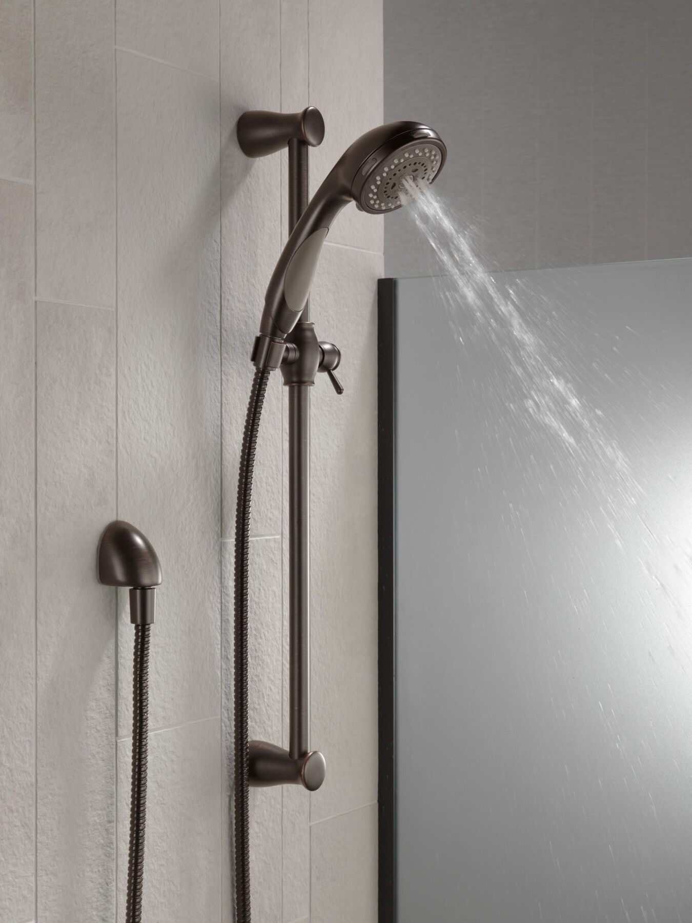 Hand Shower 2.5 GPM w/Slide Bar 3-Setting (Recertified)