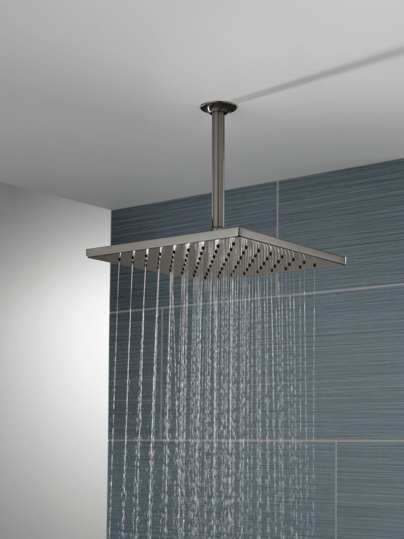 Single-Setting Metal Raincan Shower Head