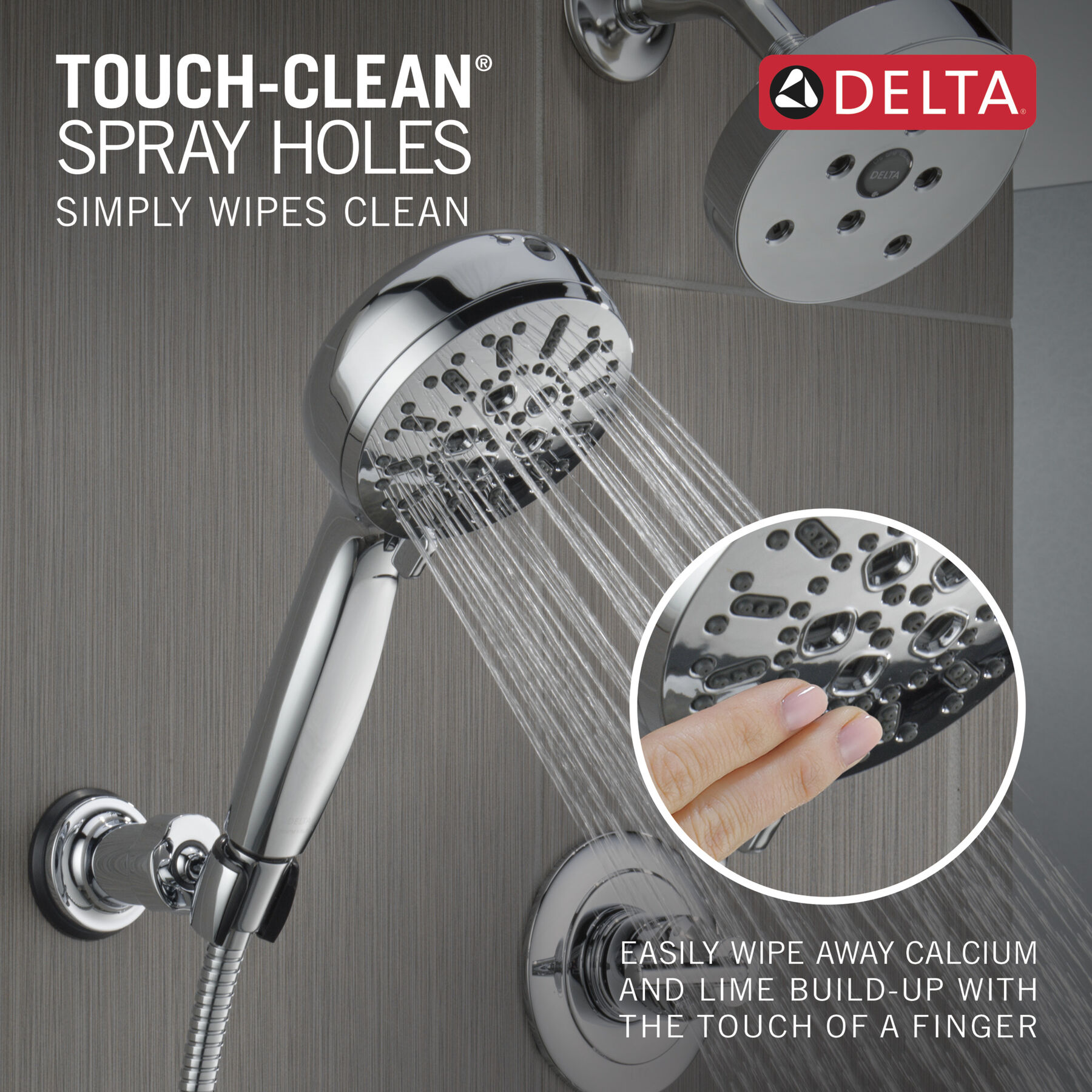 7-Setting Cleaning Wall Mount Hand Showe (Recertified)