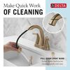 Two Handle Centerset Pull-Down Bathroom Faucet (Recertified)