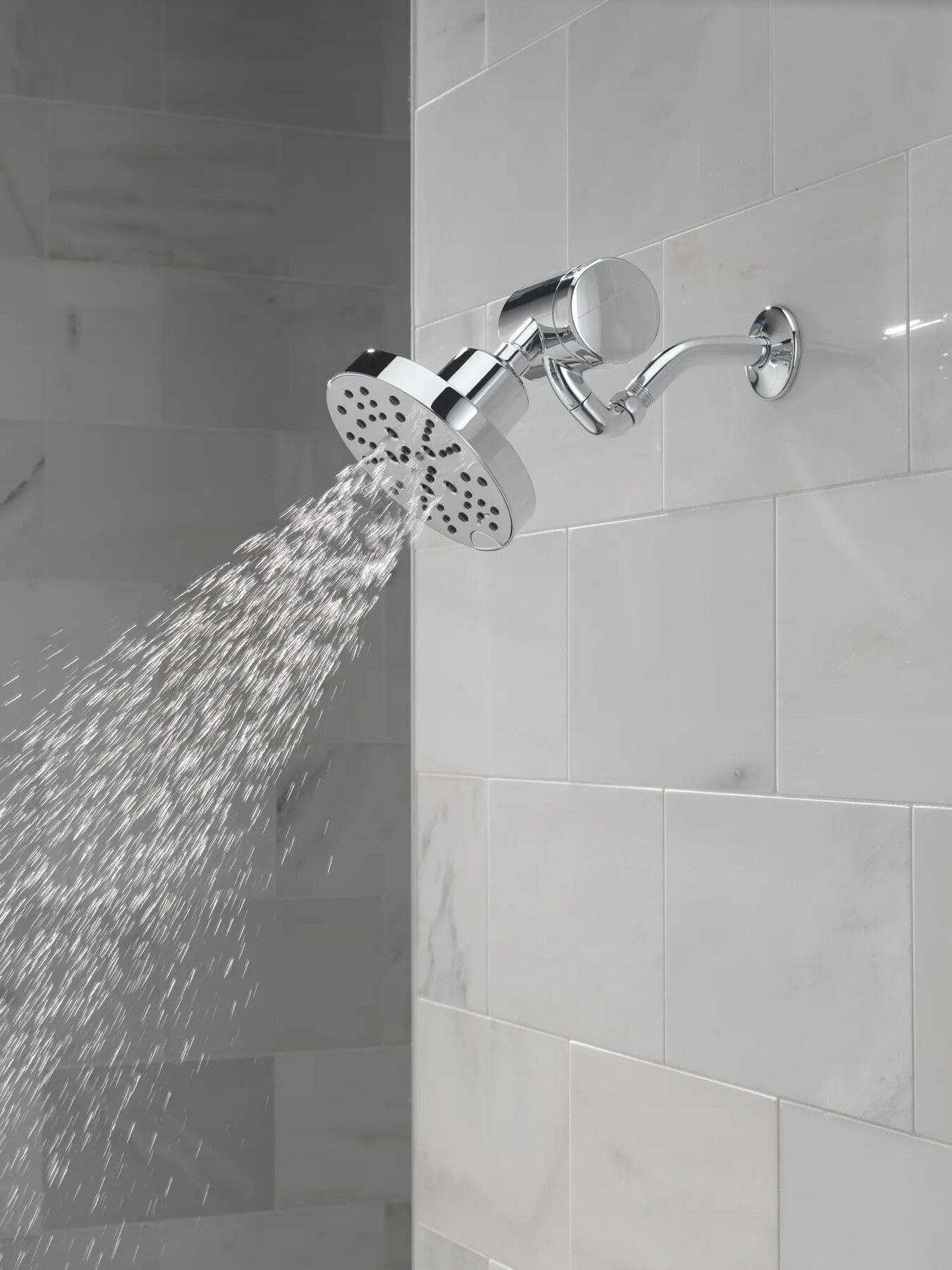 H<sub>2</sub>Okinetic&reg; 5-Setting Contemporary Raincan Shower Head