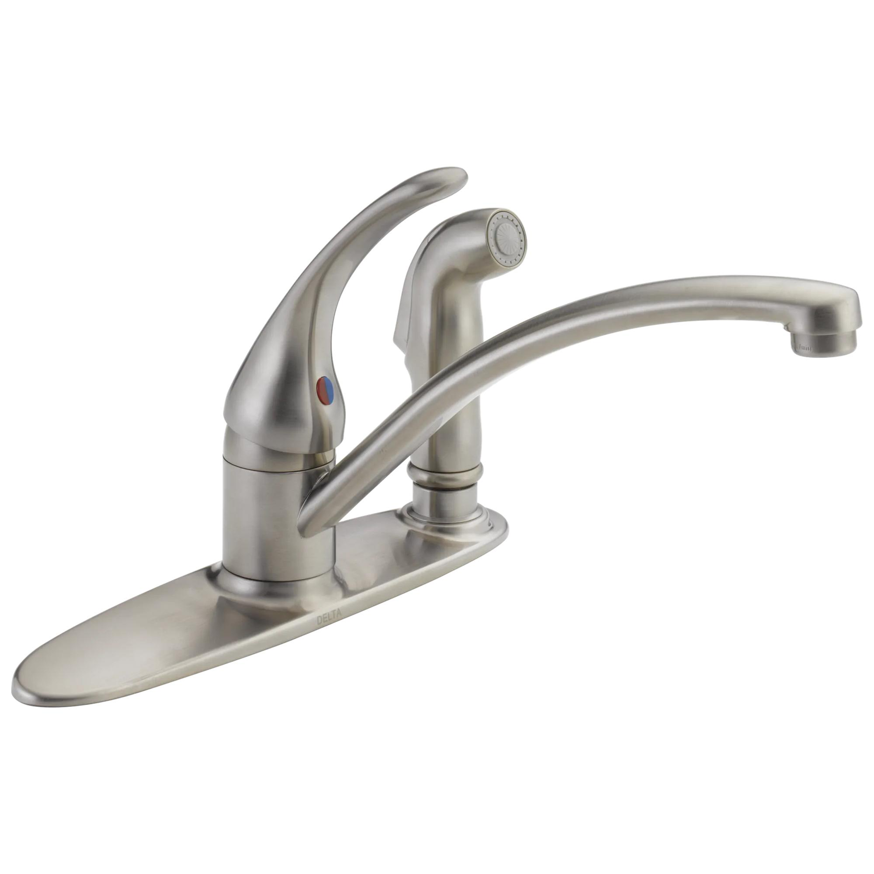 Single Handle Kitchen Faucet with Integral Spray (Recertified)