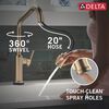 Touch2O&reg; Technology Kitchen Faucet with Touchless Technology