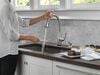 Single Handle Pull-Down Kitchen Faucet with Touch2O&reg; Technology and Soap Dispenser