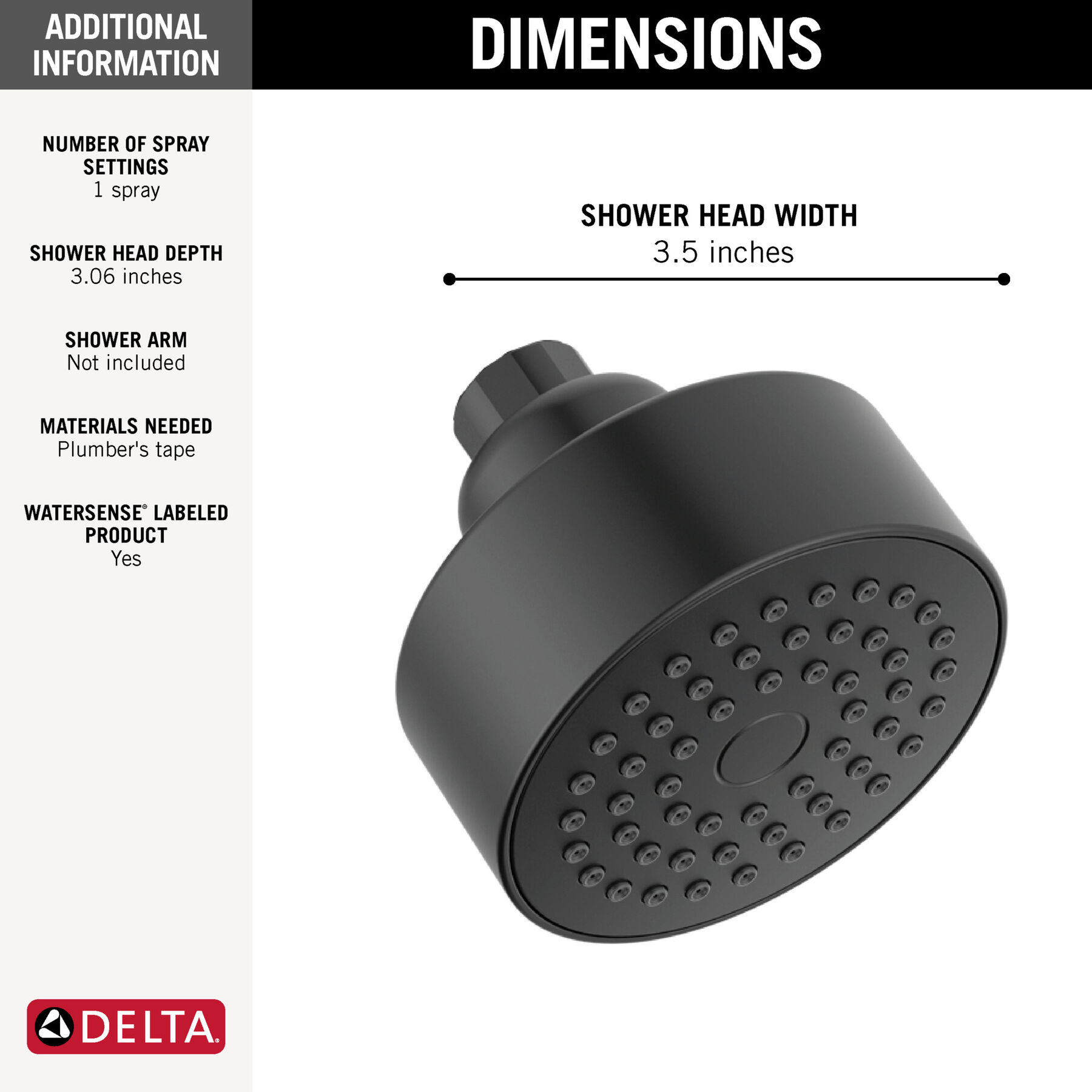 Round Showerhead