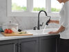 Single Handle Pull-Down Kitchen Faucet with Soap Dispenser and ShieldSpray&reg; Technology (Recertified)