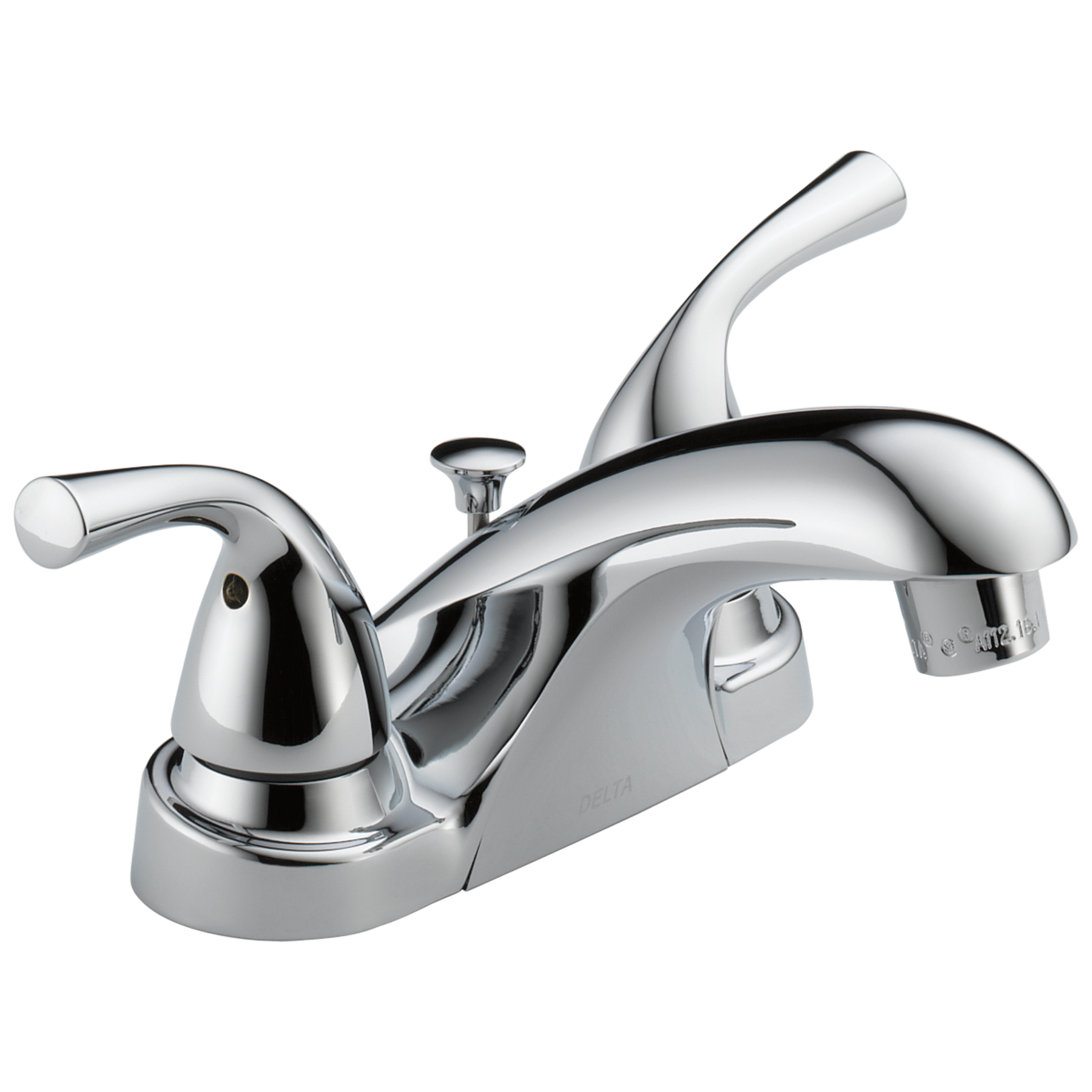 Two Handle Centerset Bathroom Faucet (Recertified)