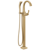 Single Handle Floor Mount Tub Filler Trim