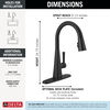 Single-Handle Pull-Down Kitchen Faucet with Touch<sub>2</sub>O&reg; Technology