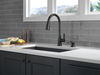 Single Handle Pull-Down Kitchen Faucet with Soap Dispenser and ShieldSpray&reg; Technology