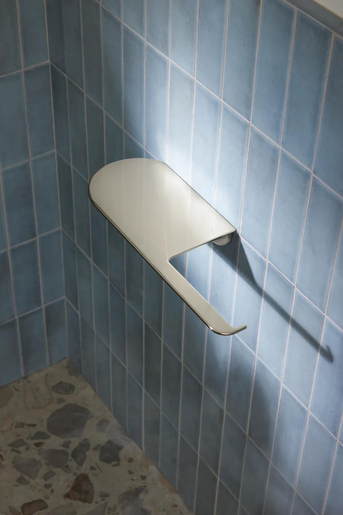 Tissue Holder with Shelf