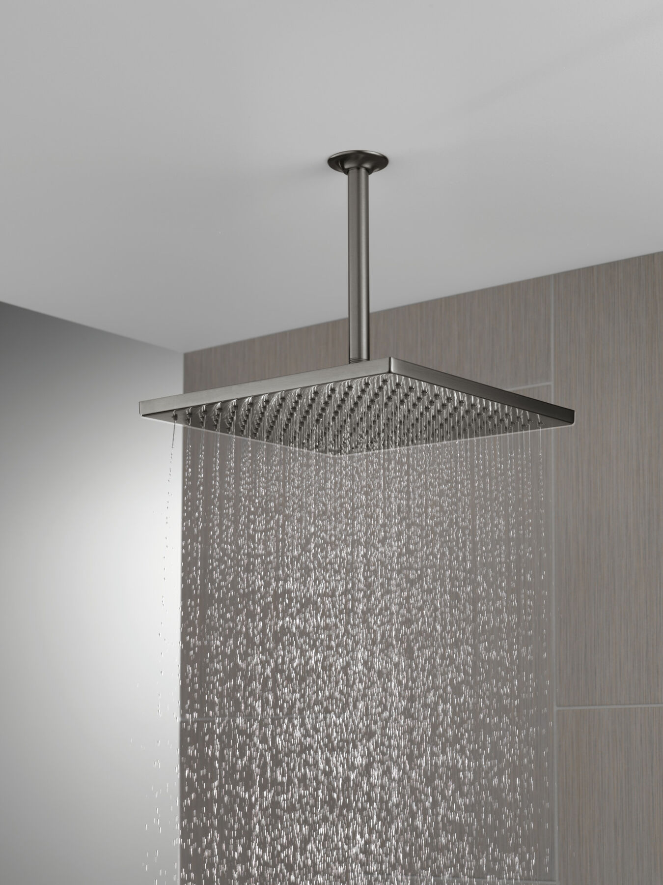 Single-Setting Metal Raincan Shower Head