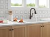 Touch2O with Touchless and VoiceIQ&reg; Technology Single Handle Pull-Down Kitchen Faucet with Soap Dispenser
