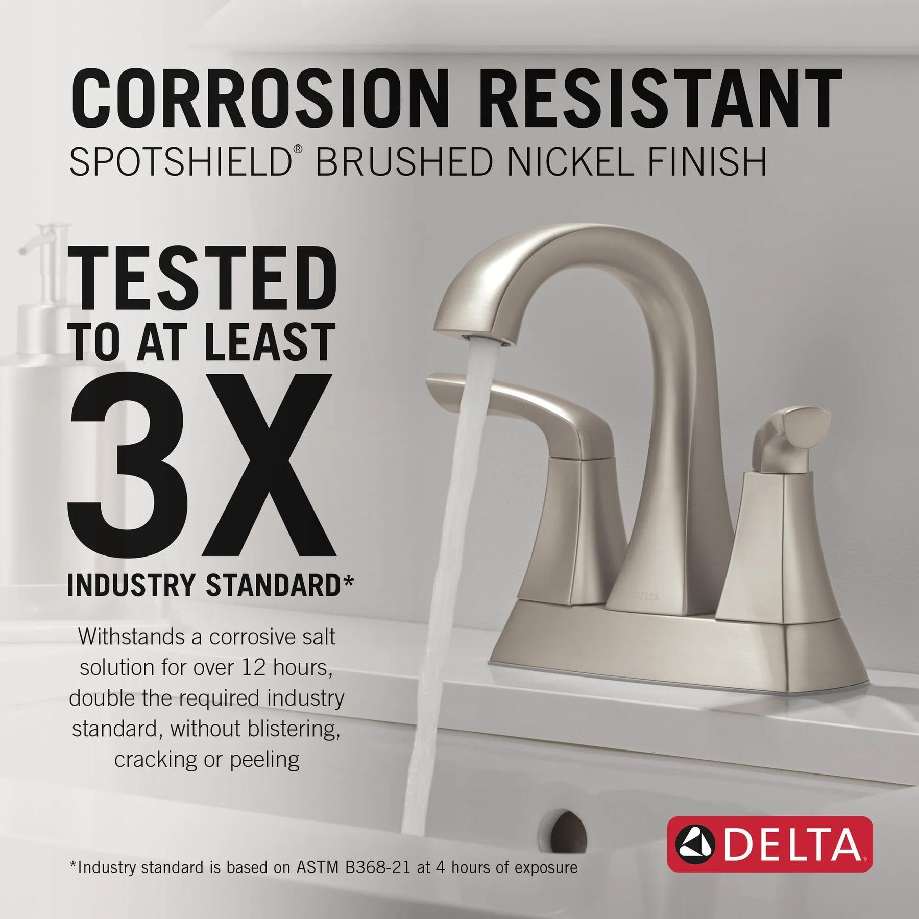 Two Handle Centerset Bathroom Faucet