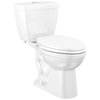 Toilet Dual-Flush with Bidet Seat Bundle