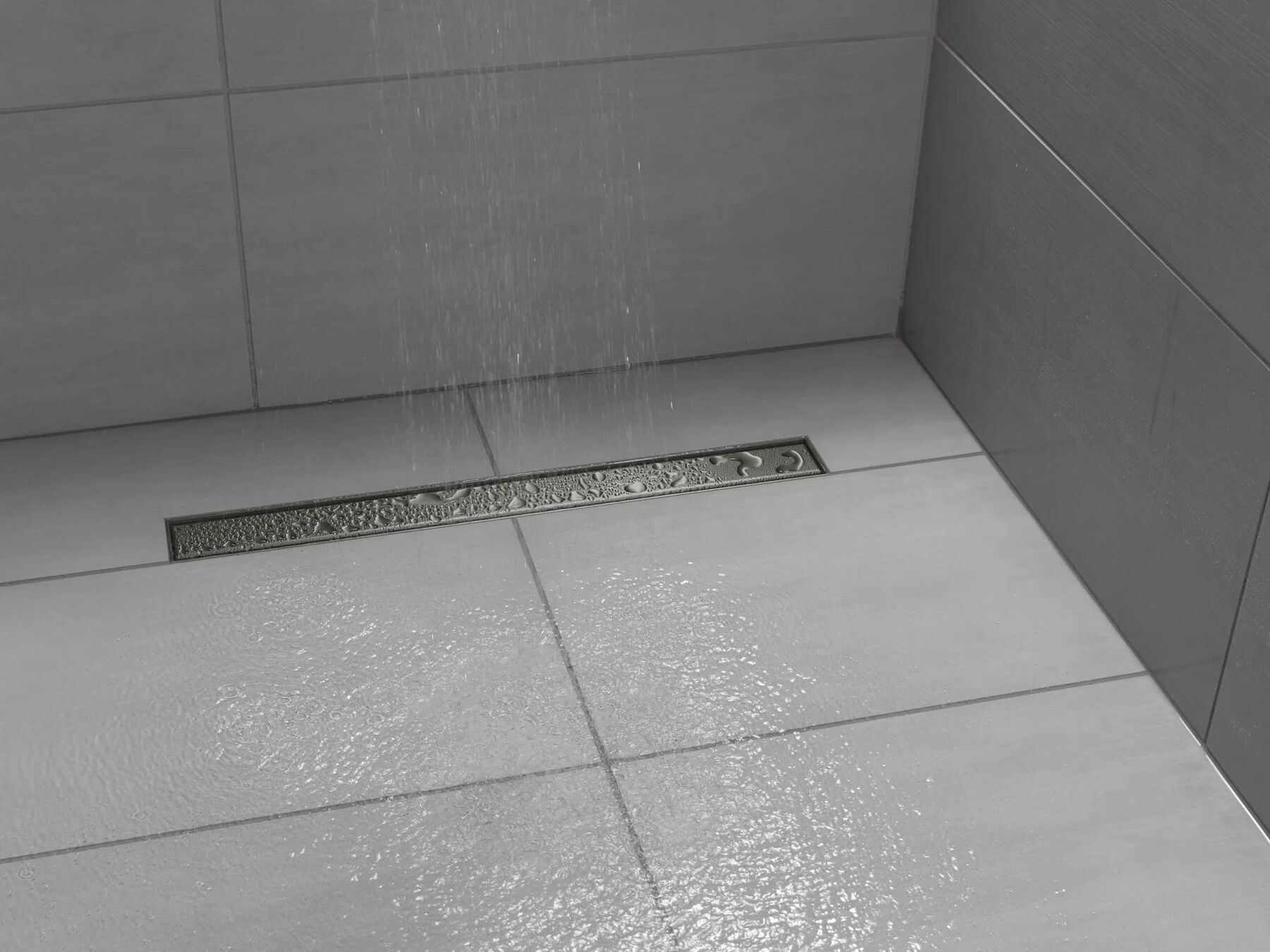 24" Reversible Linear Shower Drain Trim