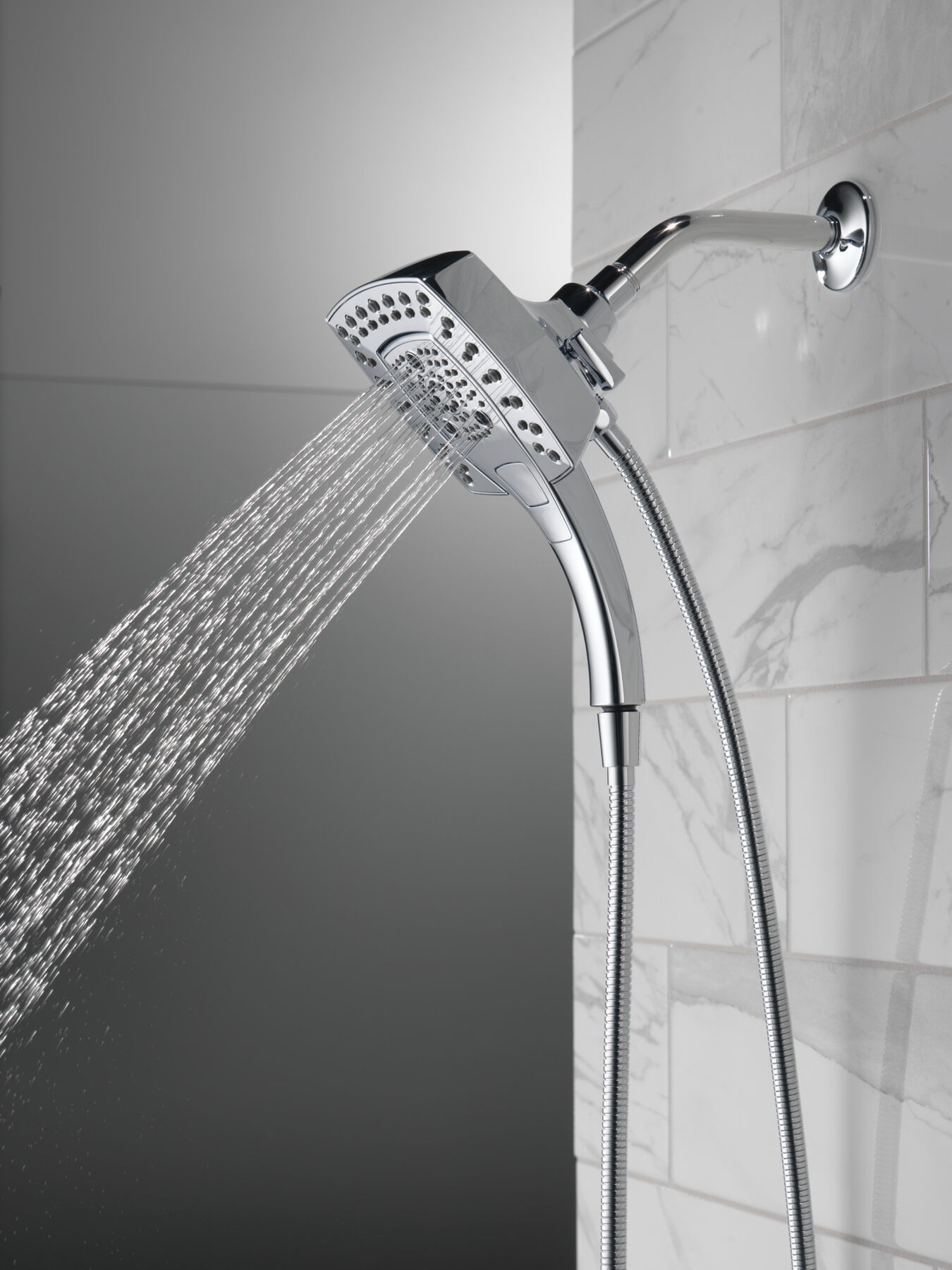 H<sub>2</sub>Okinetic&reg; In2ition&reg; 5-Setting Two-in-One Shower (Recertified)