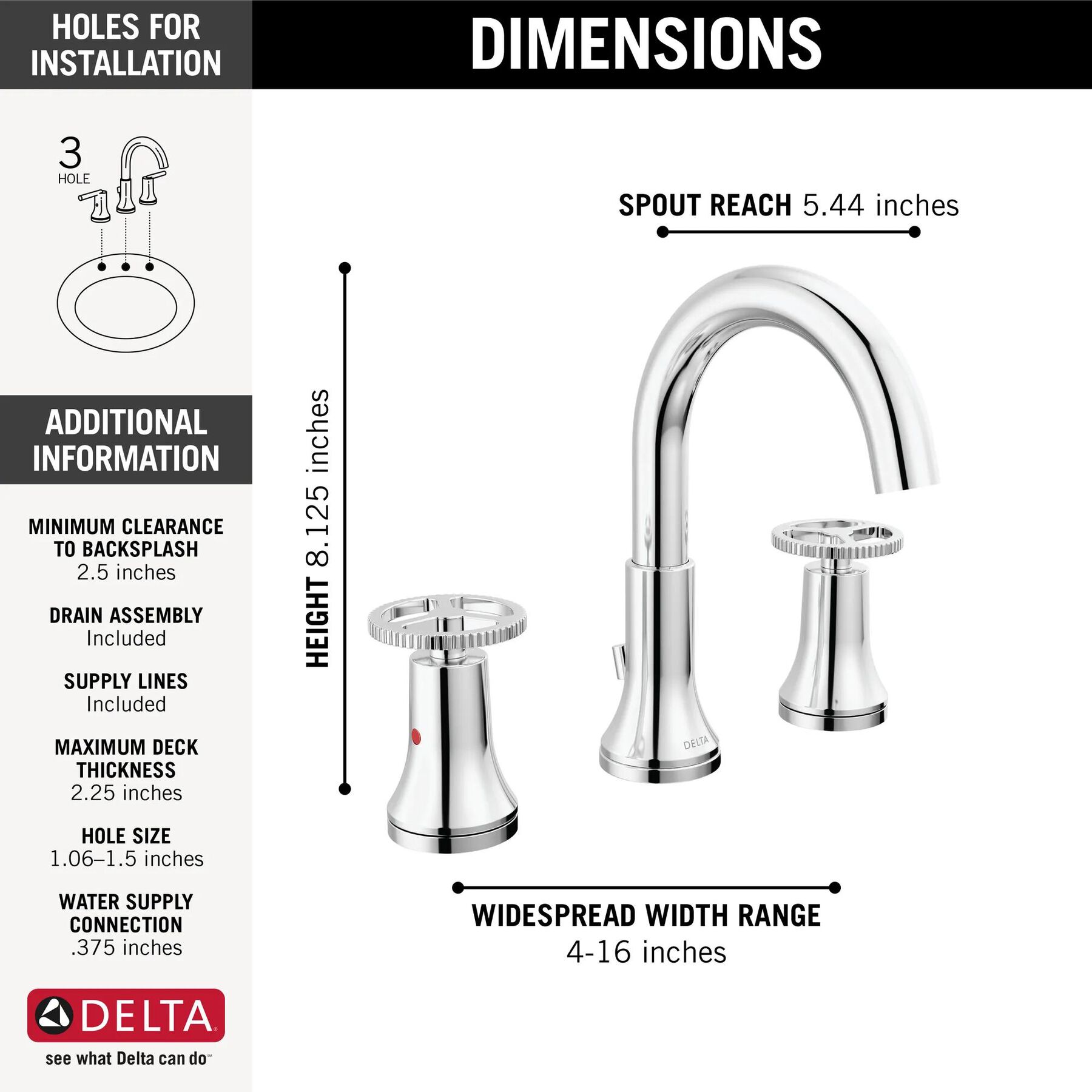 Widespread Bathroom (Recertified)