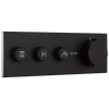 High Flow Push Button Themrostatic Trim 3 Outlet