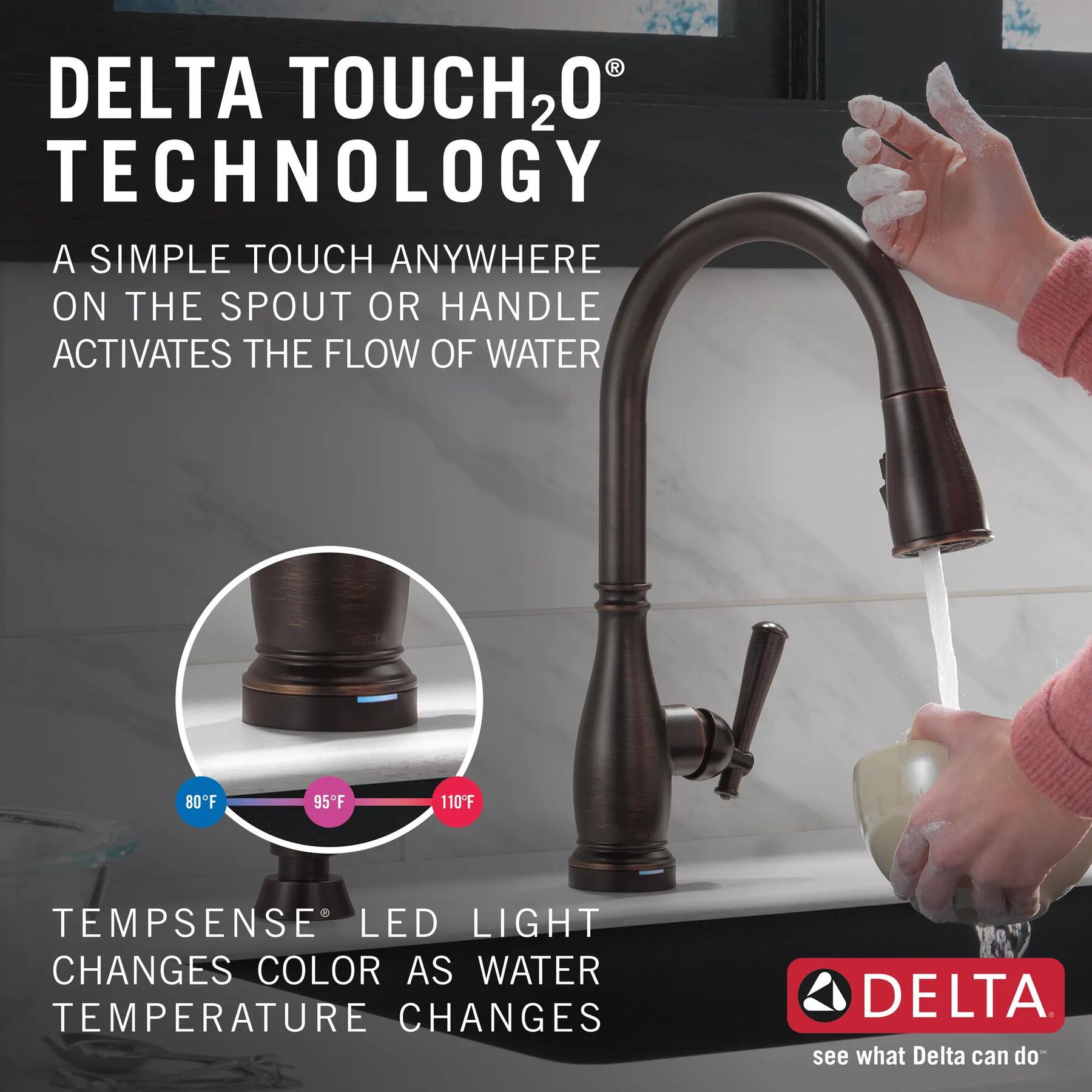 Touch<sub>2</sub>O&reg;  Pull-Down Kitchen w/Soap (Recertified)