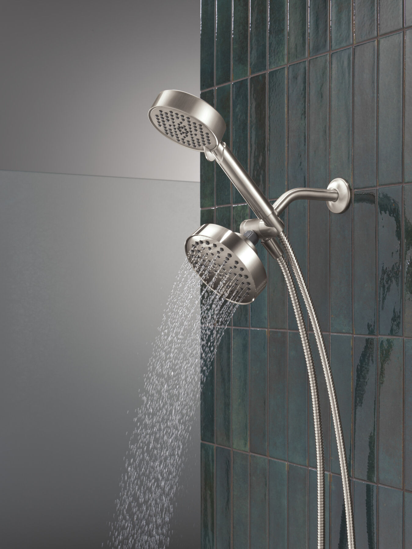 5-Setting Two-in-One Combination Shower with Additional Mount